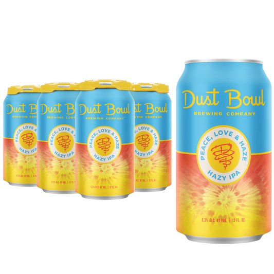 Dust Bowl Brewing Peace, Love & Haze 6pk 12oz Can 6.3% ABV