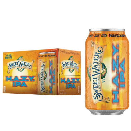 SweetWater H.A.Z.Y. IPA 6pk 12oz Can 6.2% ABV