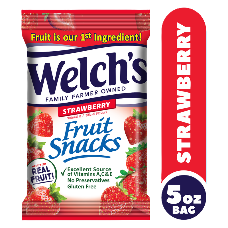 Welch's Strawberry Fruit Snacks 5oz