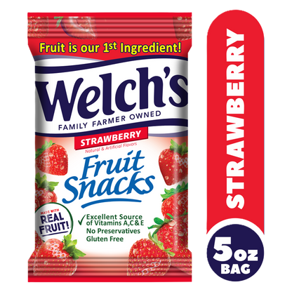 Welch's Strawberry Fruit Snacks 5oz