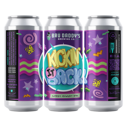 Bru Daddy's Kickin Back IPA 4pk 16oz Can 7.5% ABV