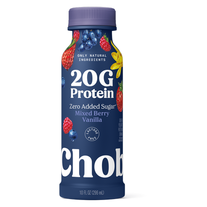Chobani 20g Protein Mixed Berry Vanilla Yogurt Drink - 10oz