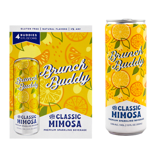 Brunch Buddy The Classic Mimosa 4pk 12oz Can 5.0% ABV