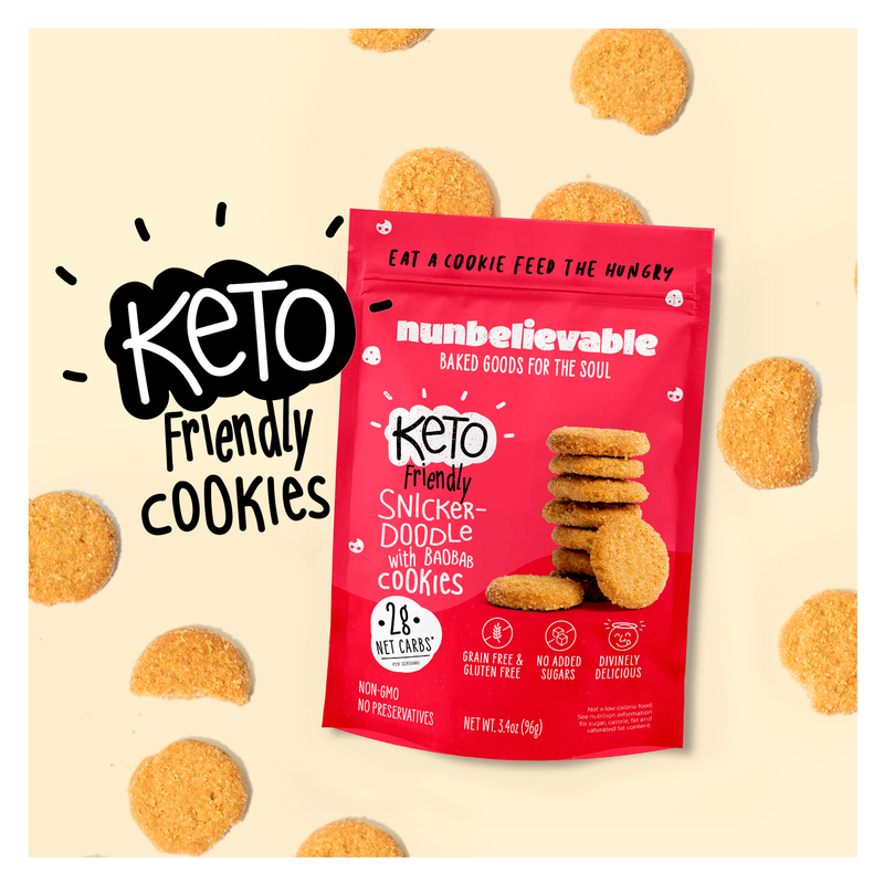 Nunbelievable Keto Snickerdoodle with Baobab Cookies 3.4oz