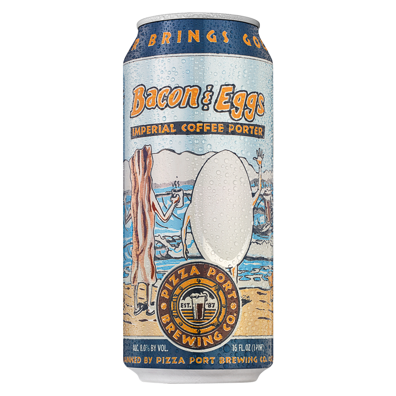 Pizza Port Brewing Tier 3 Seasonal - Bacon & Eggs Porter 6pk 16oz Can