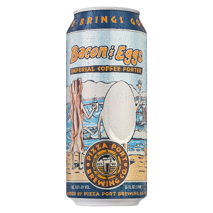 Pizza Port Brewing Tier 3 Seasonal - Bacon & Eggs Porter 6pk 16oz Can