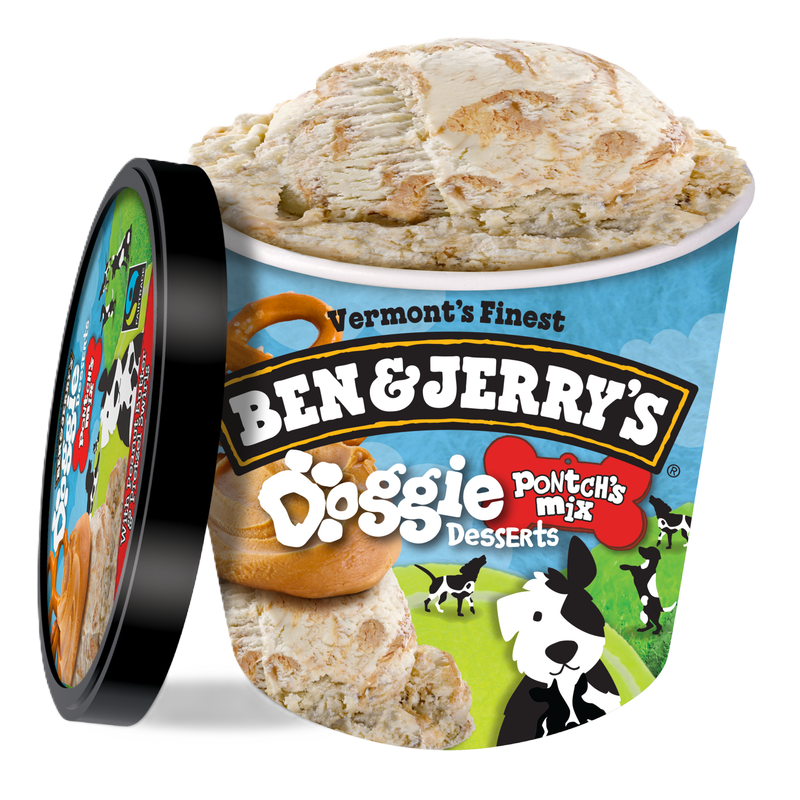 Ben & Jerry's Doggie Desserts Pontch's Mix Peanut Butter & Pretzel 4oz