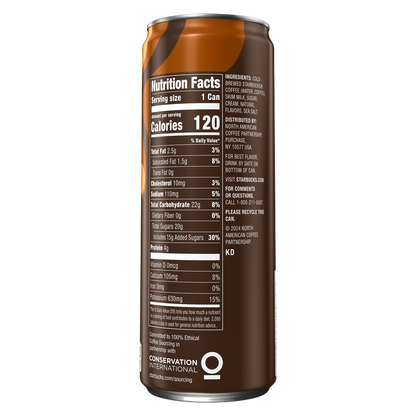 Starbucks Salted Caramel Cream Cold Brew 11oz Can