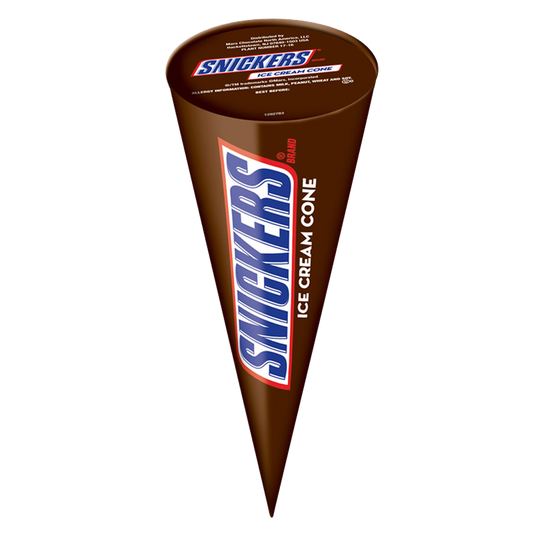 Snickers Ice Cream Cone 4oz