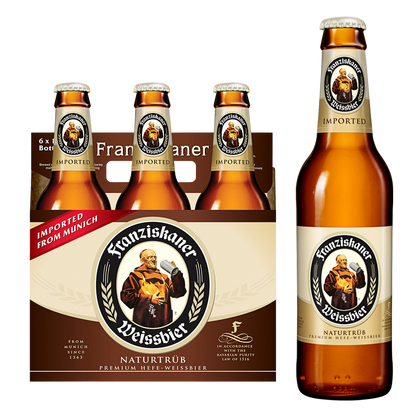 Franziskaner Hefe-Weissbier 6pk 12oz Btl