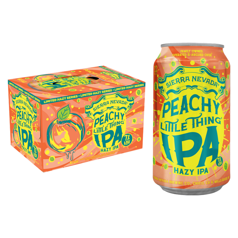 Sierra Nevada Peachy Little Thing Hazy IPA 6pk 12oz Can