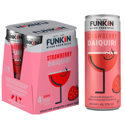 Funkin Strawberry Daiquiri 4pk 200ml (10 Proof)