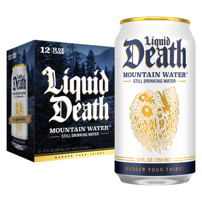 Liquid Death Still Mountain Water 12pk 12oz Can