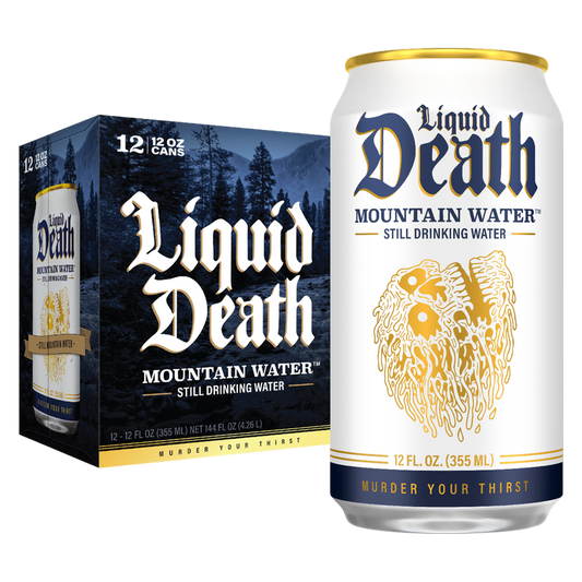 Liquid Death Still Mountain Water 12pk 12oz Can