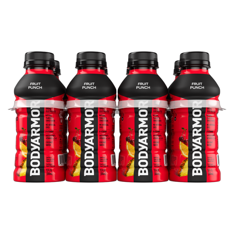 Bodyarmor Fruit Punch 8pk 12oz Btl - XL