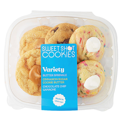 Sweet Shot Cookies Variety Pack 6ct 10oz