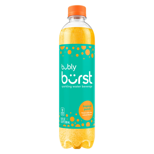 Bubly Burst Tropical Punch 16.9oz Btl