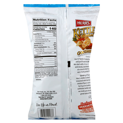 Herr's Salt & Vinegar Kettle Chips 7.5oz