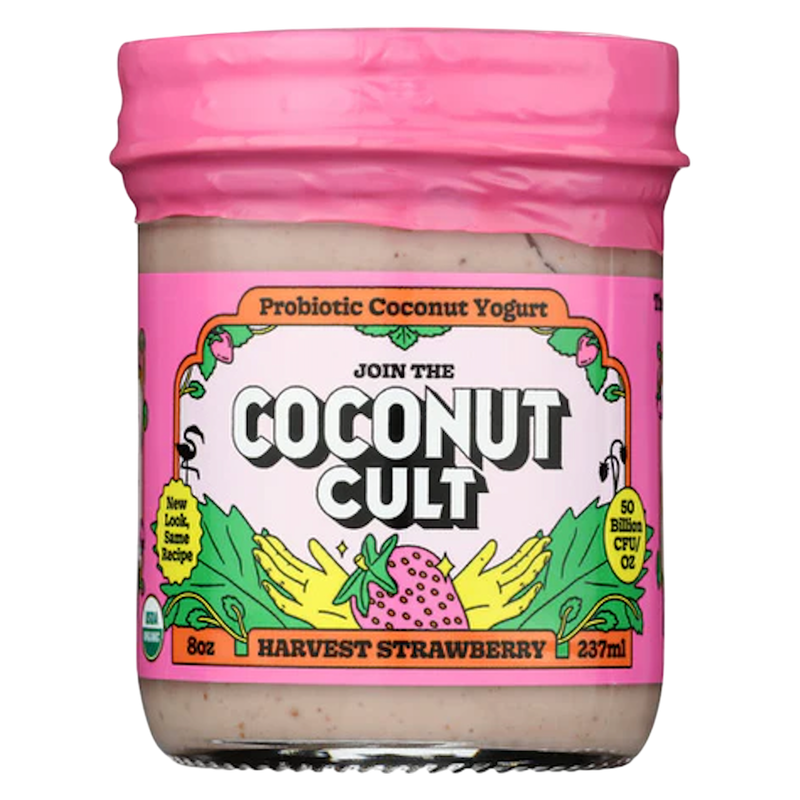 The Coconut Cult Harvest Strawberry Probiotic Coconut Yogurt - 8oz