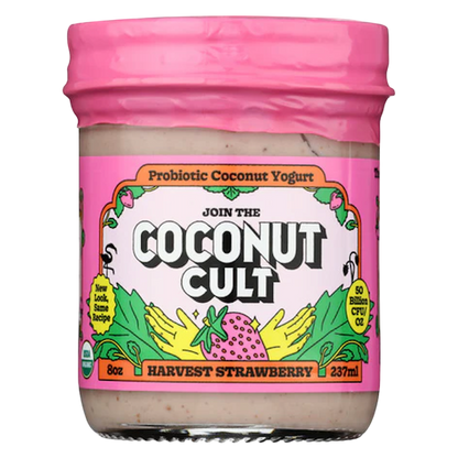 The Coconut Cult Harvest Strawberry Probiotic Coconut Yogurt - 8oz