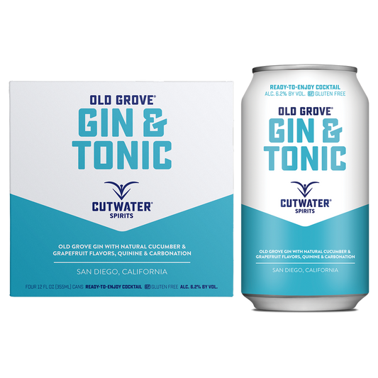 Cutwater Gin & Tonic 4pk 12oz Can 6.2% ABV
