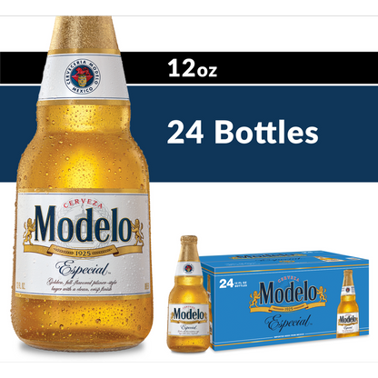 Modelo Especial 24pk 12oz Btl 4.4% ABV