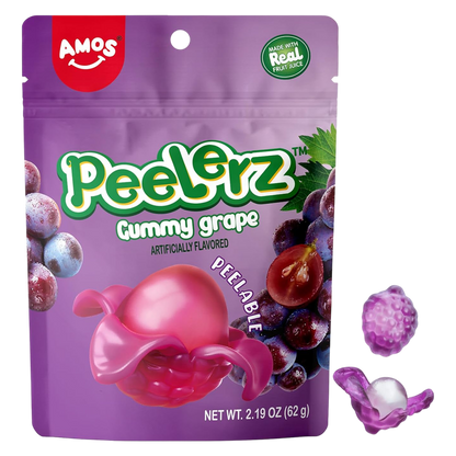 Amos Peelerz Gummy Grape, 6 oz
