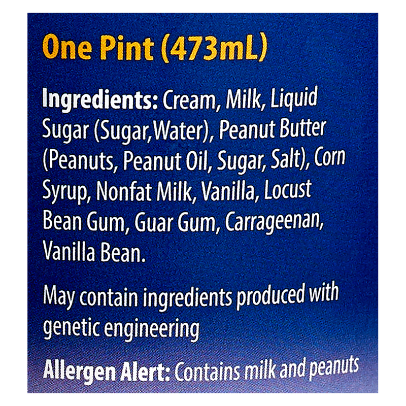 Bassetts Peanut Butter Swirl Ice Cream Pint