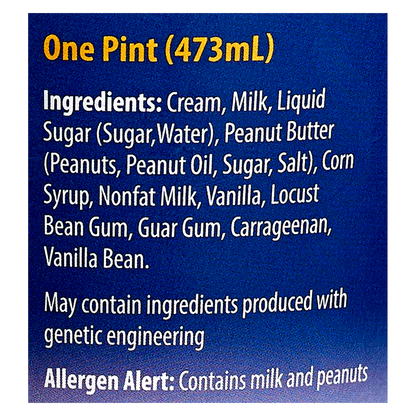 Bassetts Peanut Butter Swirl Ice Cream Pint