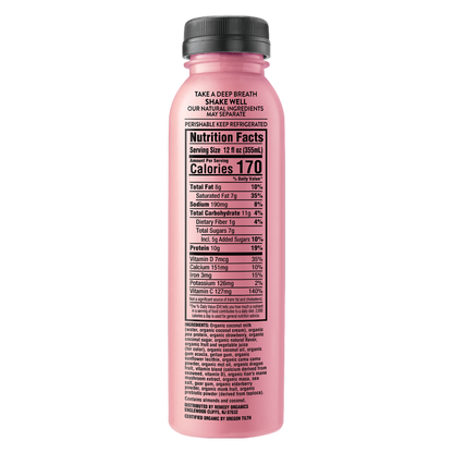 Remedy Organics Berry Immunity Protein Shake 12oz Btl