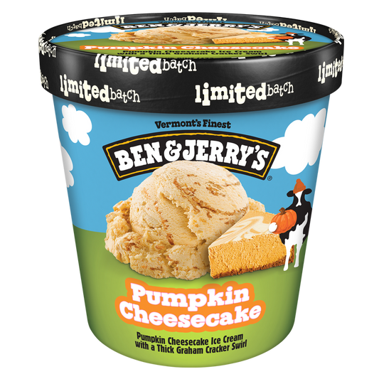 Ben & Jerry's Pumpkin Cheesecake Ice Cream Pint