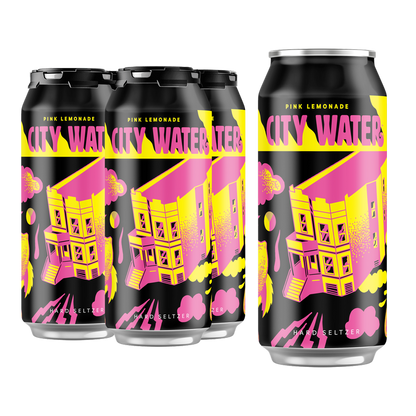 City Water Pink Lemonade Hard Seltzer 4pk 16oz Can 5% ABV