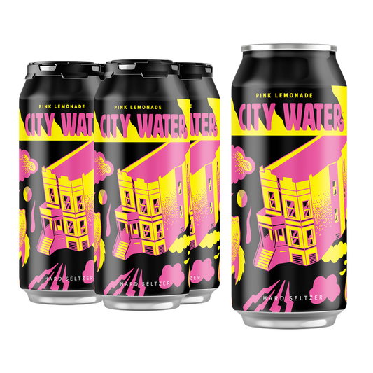 City Water Pink Lemonade Hard Seltzer 4pk 16oz Can 5% ABV