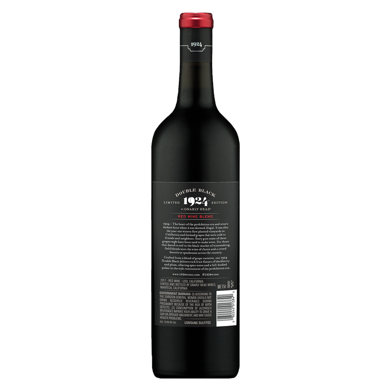 Gnarly Head 1924 Double Black Red 750ml