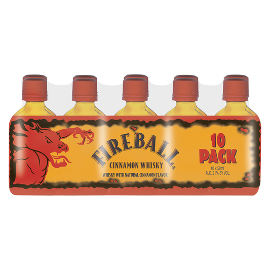 Fireball Hot Cinnamon Blended Whisky 42pf 10pk 50ml (Ohio only)