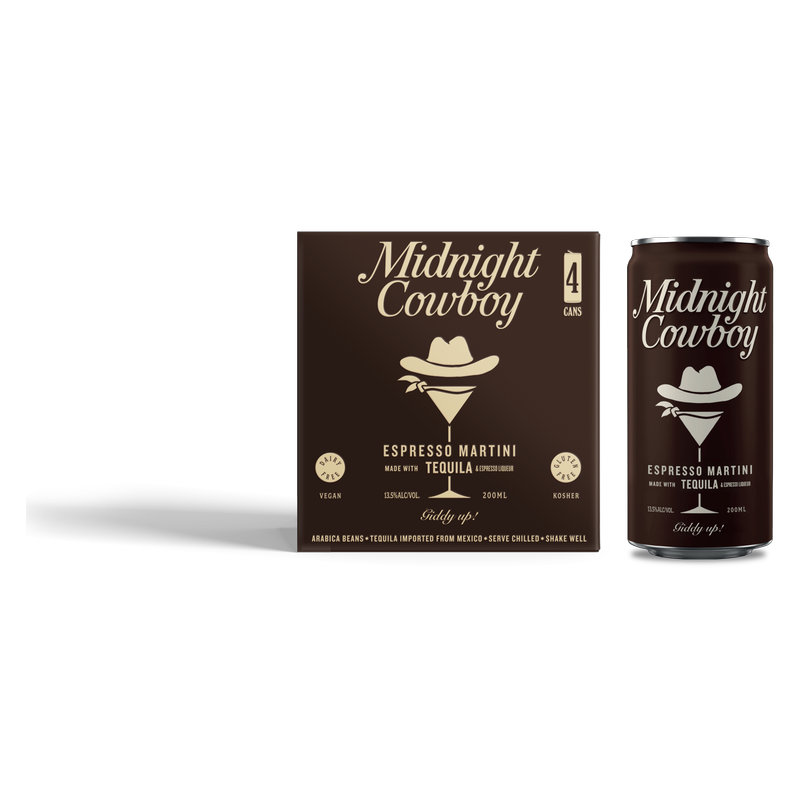Midnight Cowboy Tequila Espressso Martini 4pk 200ml Can