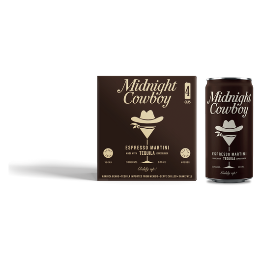 Midnight Cowboy Tequila Espressso Martini 4pk 200ml Can