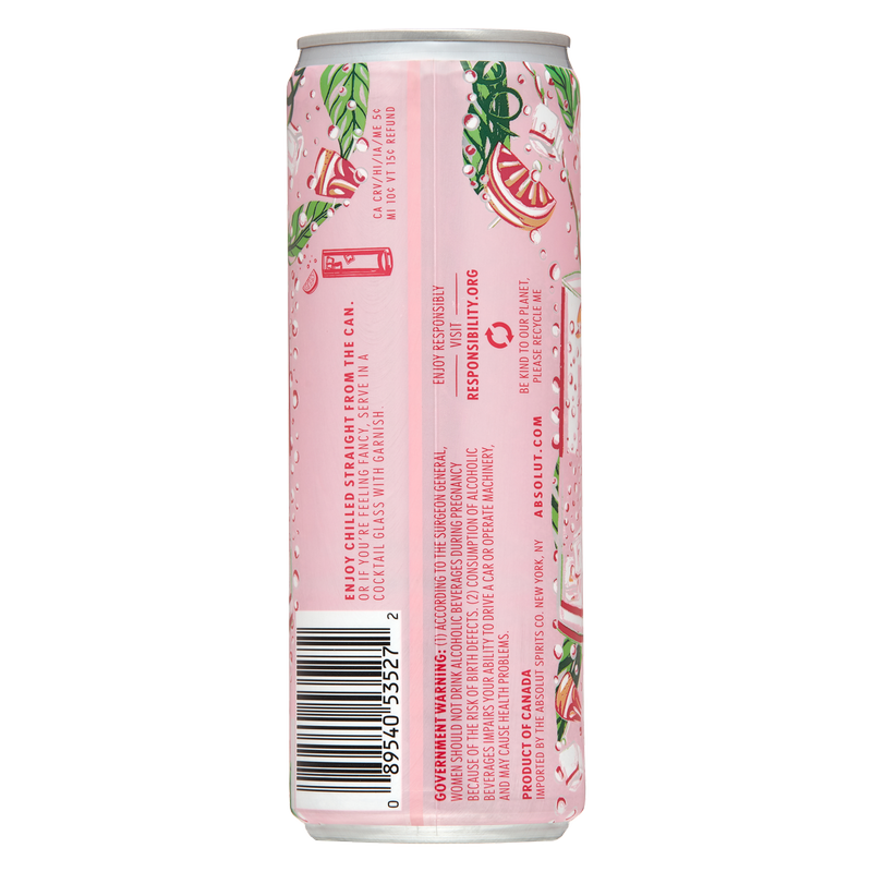 Absolut Grapefruit Paloma 4pk 12oz Cans 7.0% ABV