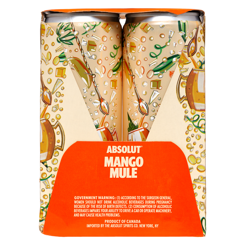 Absolut Mango Mule 4pk 12oz Can 7.0% ABV
