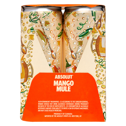 Absolut Mango Mule 4pk 12oz Can 7.0% ABV