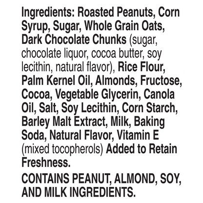 Nature Valley Sweet & Salty Dark Chocolate-Peanut & Almond Chewy Granola Bars 6ct