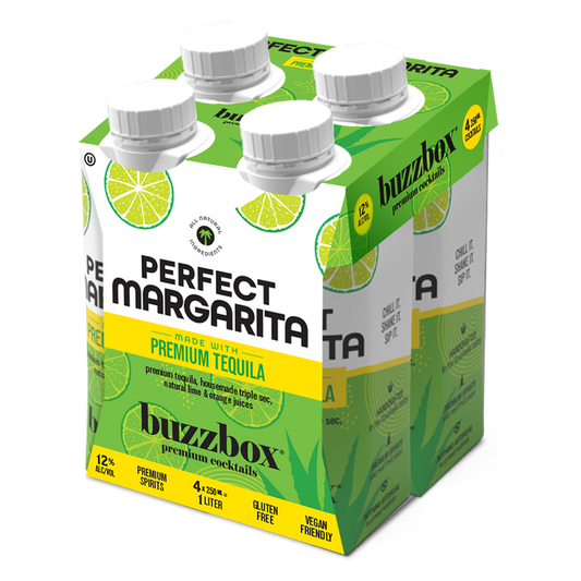 Buzzbox Perfect Marg 4pk 250ml 12% ABV