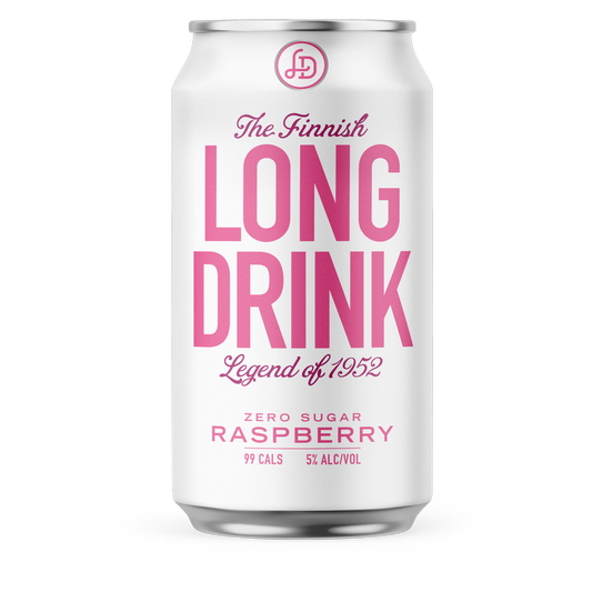 Long Drink Raspberry Zero Sugar 12oz Can