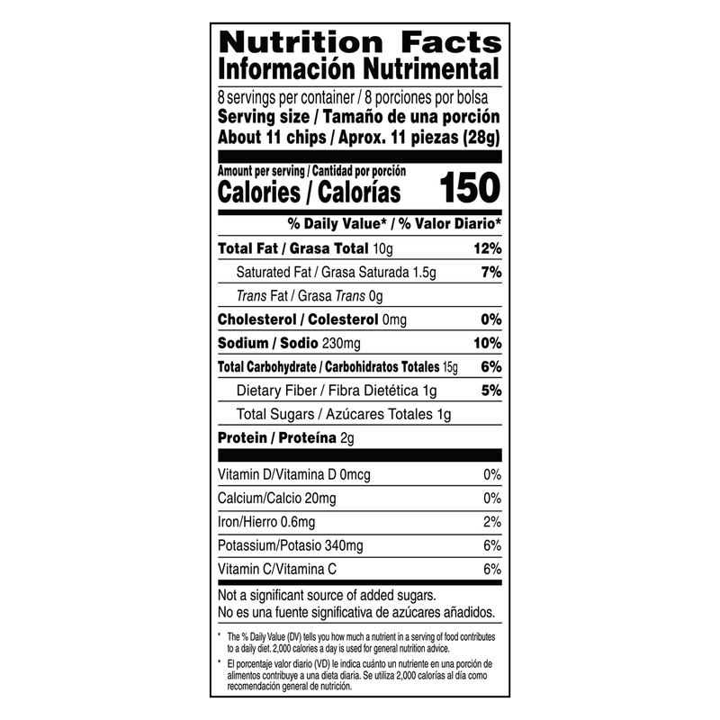 Ruffles Sabritas Queso Potato Chips 8oz