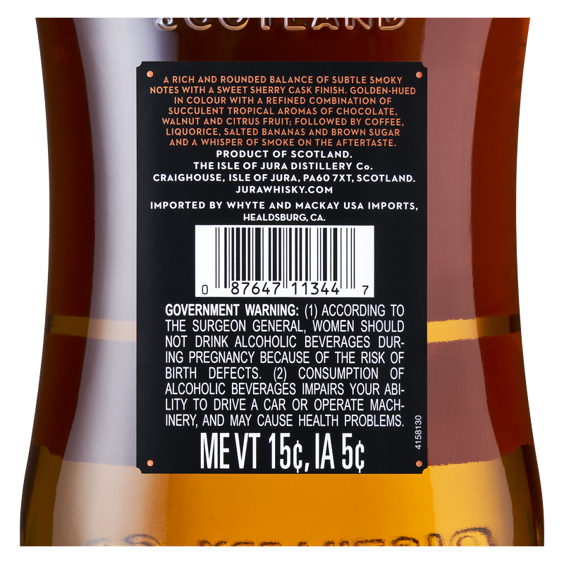 Jura 12 Yr Scotch 750ml