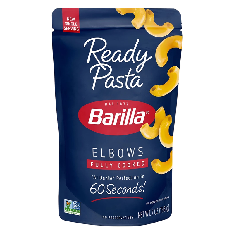 Barilla Ready Pasta Fully Cooked Pasta Elbows, 7oz.