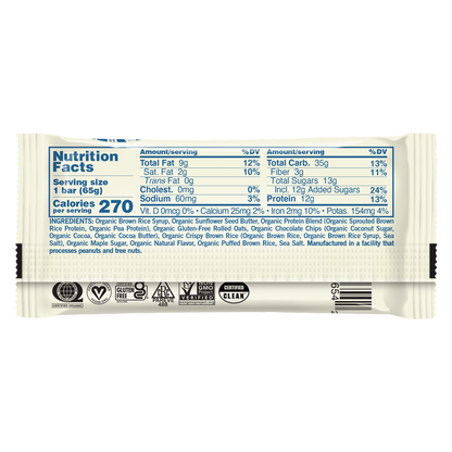 GoMacro Oatmeal Chocolate Chip 2.3oz