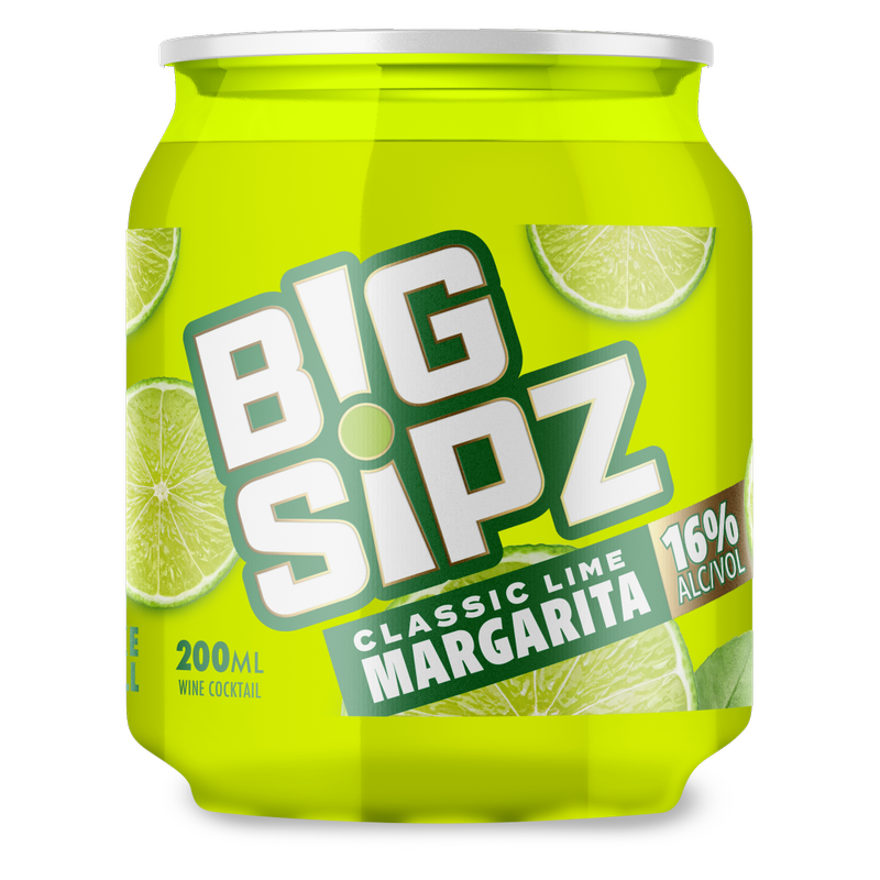 Big Sipz Classic Margarita 200ml 16% ABV
