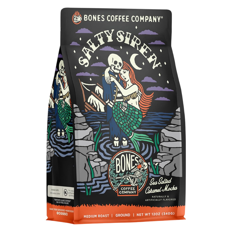Bones Coffee Salty Siren Coffee, 12 oz