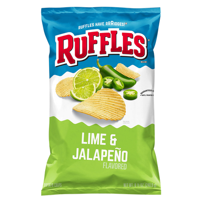 Ruffles Lime & Jalapeno Potato Chips 8oz
